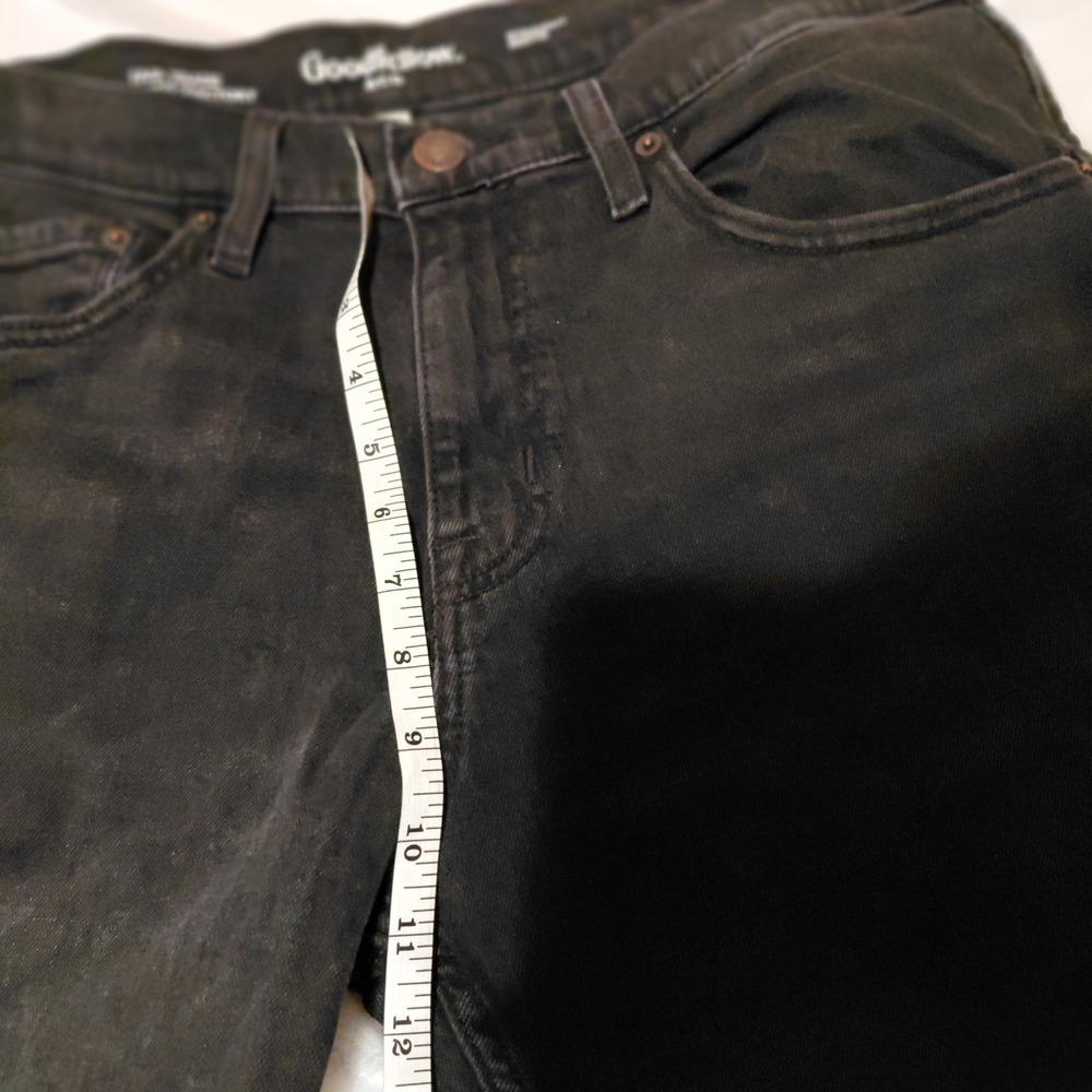 Goodfellow & Co Jeans Mens 34x32 Black Straight Leg Denim Pants Casual - Picture 7 of 8